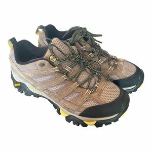 Merrell Moab 2 Waterproof Hiking Shoes Womens Size 10 Tan Brown Outdoor Trail